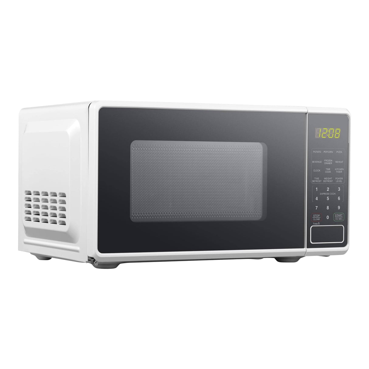 Mainstays 0.7 Cu ft Compact Countertop Microwave Oven, White