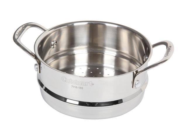 Cuisinart Chef's 11 Piece Classic Stainless Steel Cookware Set, Silver